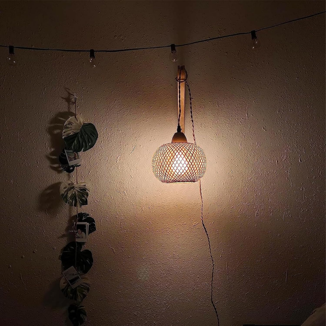 BambooLumi Lantern Wall Lamp