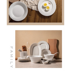 Blanc Élégant Dinner Set