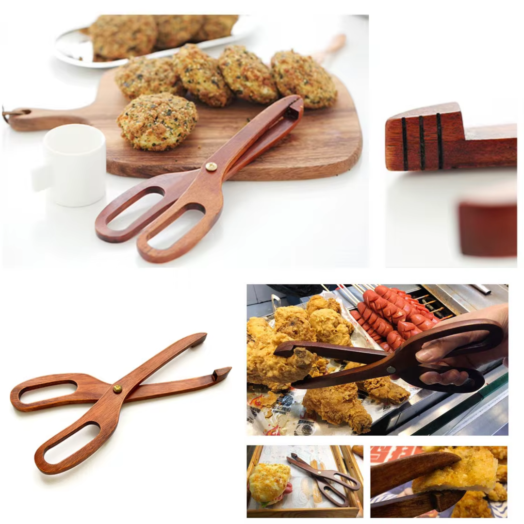 NaturaGrip Bamboo Tongs