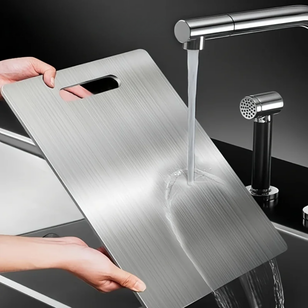 Chef’s Edge – Premium Stainless Steel Cutting Board (Single or 3-Piece Set)