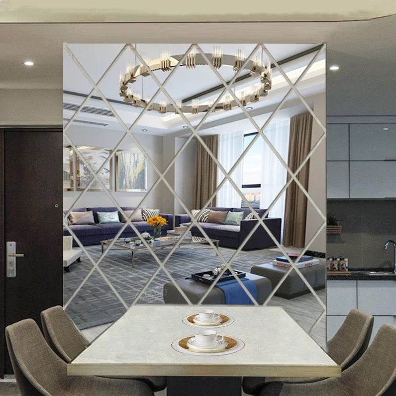 Diamond Illusion – 3D Acrylic Mirror Stickers