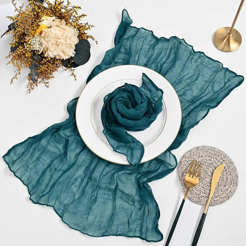 Whisper Touch – 12PCS Boho Gauze Napkin Set