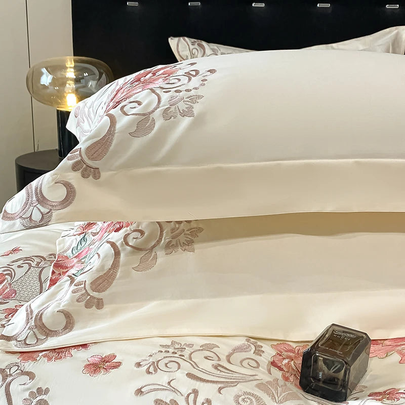 Elisa  Bedding Set 100% Cotton Chic Embroidery - New 2025