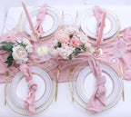 Autumn Haze – Gauze Cotton Dinner Napkins (Set of 4)