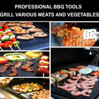 Non-Stick BBQ Grill Mat Set – Reusable, Safe & Versatile