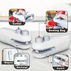 ZipLock Pro: Portable Heat and Vacuum Sealer