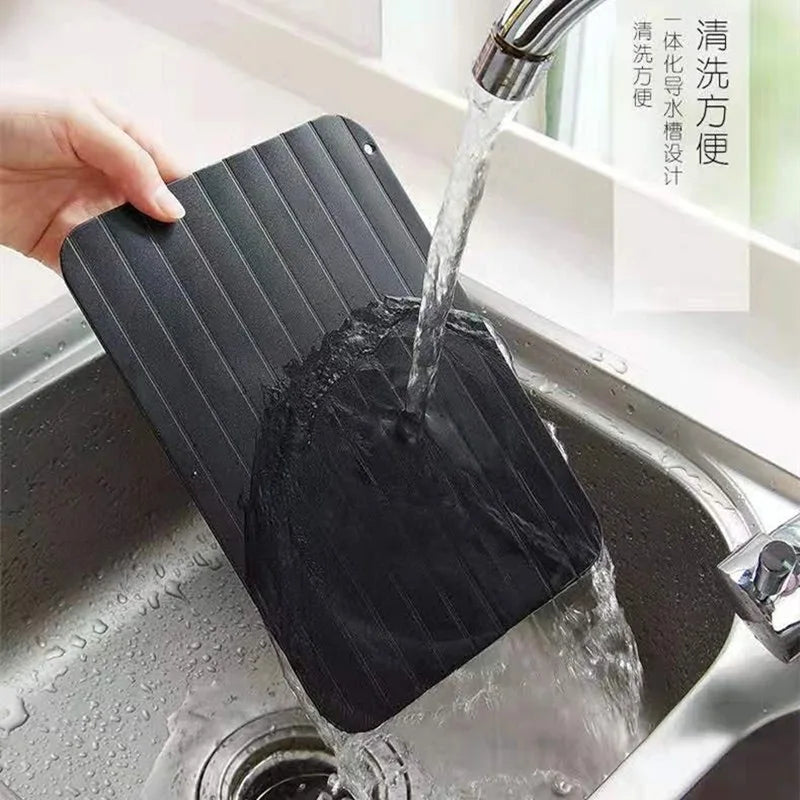 QuickThaw Pro – Rapid Defrosting Tray in Aluminum Alloy