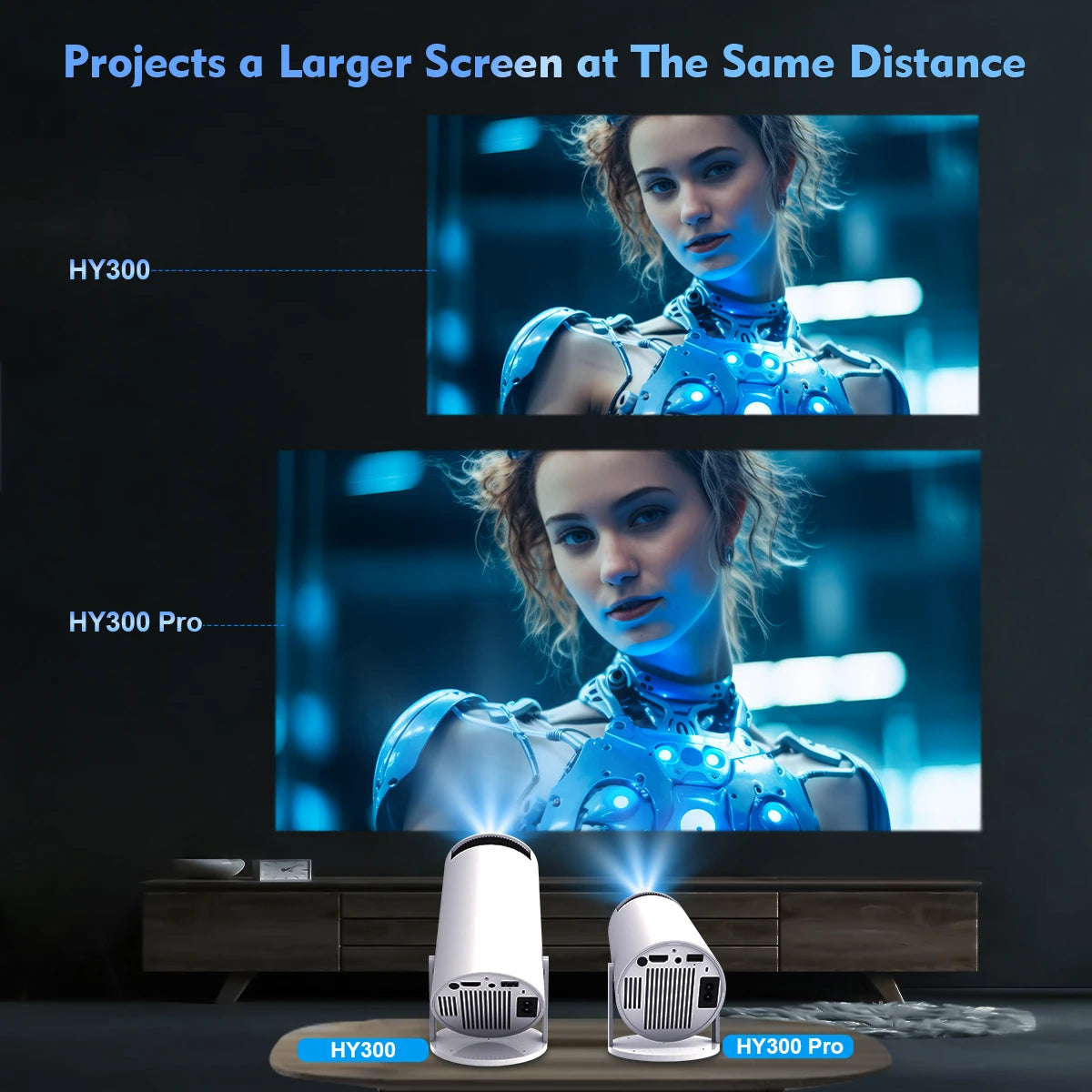 New 2025 Magcubic+ 4K Smart Projector