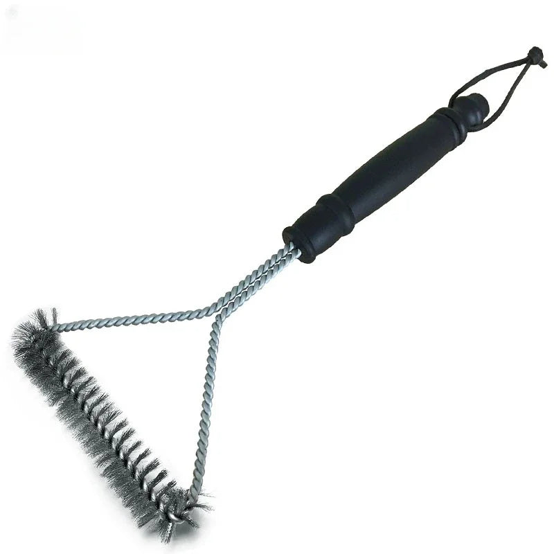 GrillMaster Pro – 360° BBQ Grill Cleaning Brush with Stainless Steel Bristles