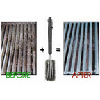GrillMaster Pro – 360° BBQ Grill Cleaning Brush with Stainless Steel Bristles