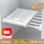 SpaceMax Organizer Adjustable Closet Organizer Space Saving