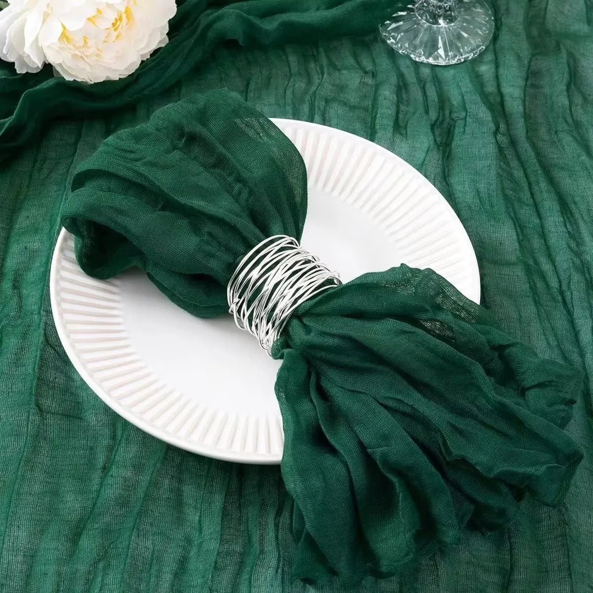 Whisper Touch – 12PCS Boho Gauze Napkin Set