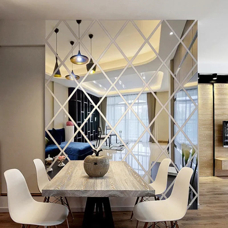 Diamond Illusion – 3D Acrylic Mirror Stickers