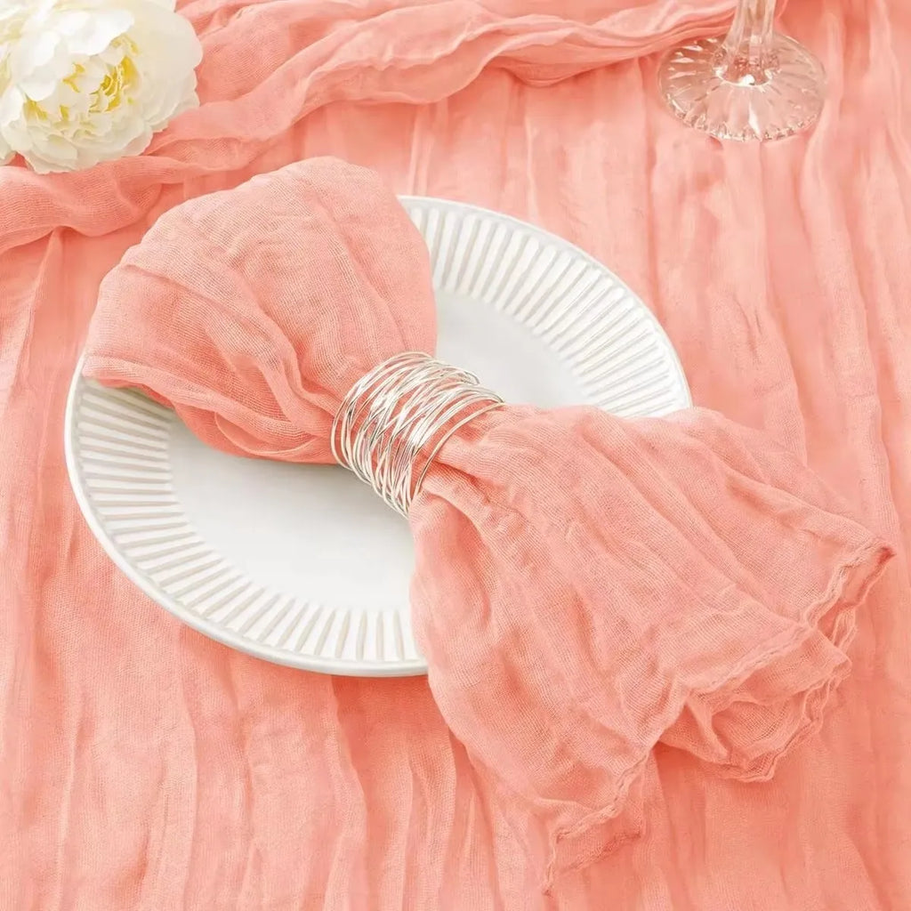 Whisper Touch – 12PCS Boho Gauze Napkin Set