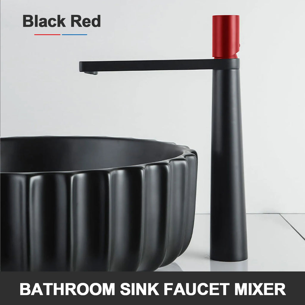 Tall Single Hole Mixer Tap for Vessel and Commercial Basins – High Spout Modern Faucet