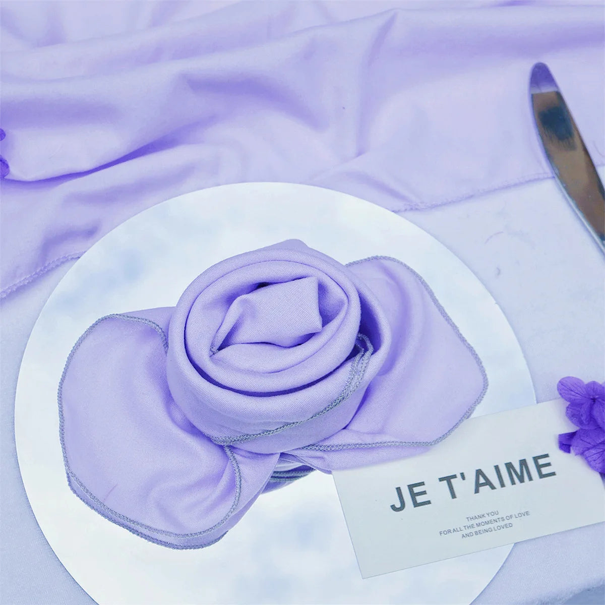 Serenity Gauze Napkin Set – 4PCS Handmade Elegance