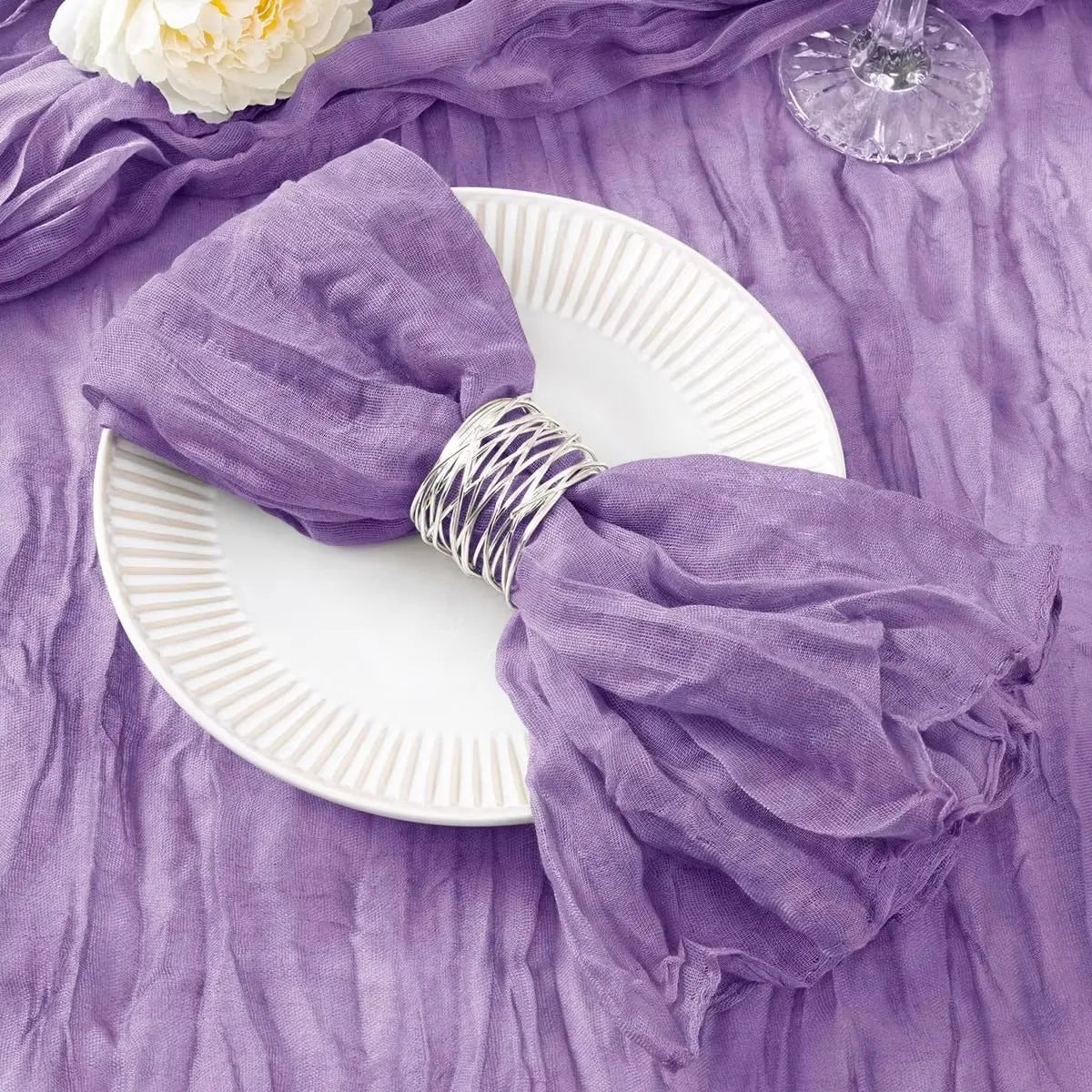 Whisper Touch – 12PCS Boho Gauze Napkin Set