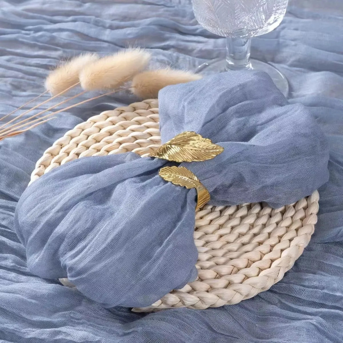Whisper Touch – 12PCS Boho Gauze Napkin Set