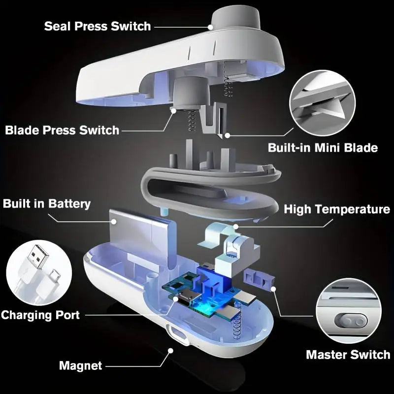 ZipLock Pro: Portable Heat and Vacuum Sealer