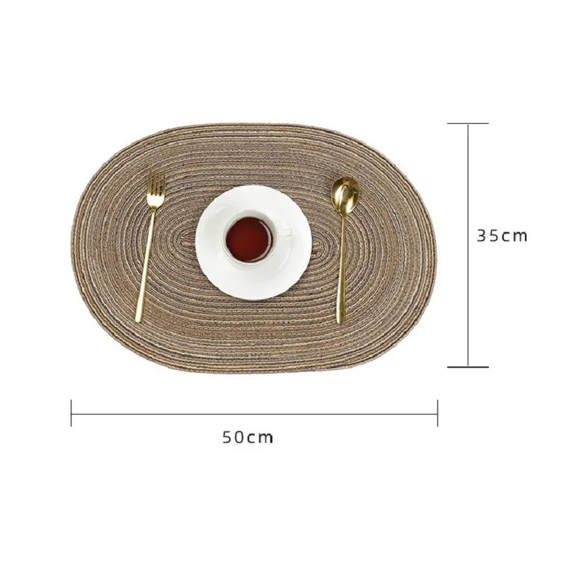 Braided Oval Placemats