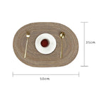Braided Oval Placemats