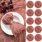 Whisper Touch – 12PCS Boho Gauze Napkin Set