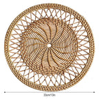 BohoNest™ – Handmade Rattan Woven Placemats
