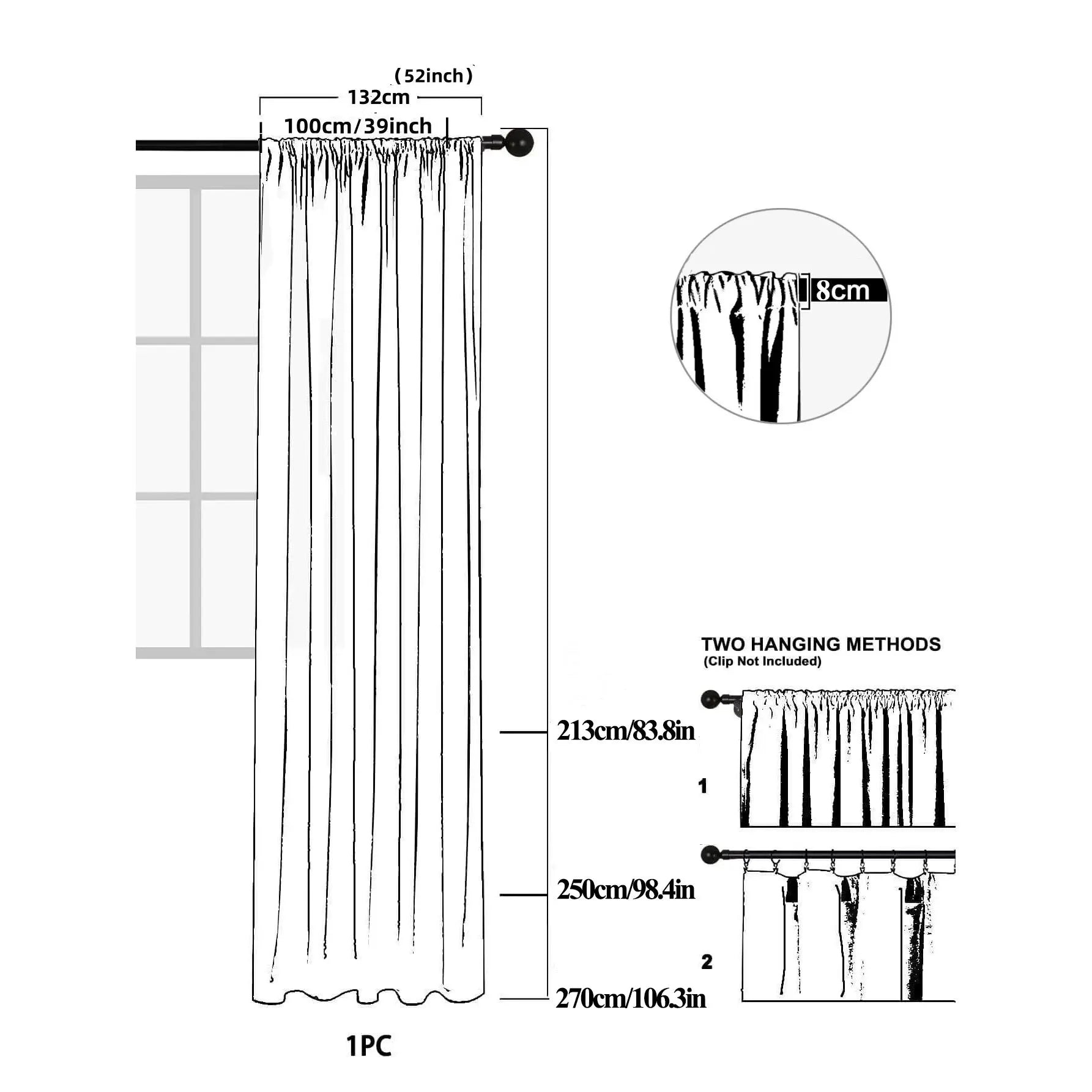 British Home Luxury Curtain  - For Living Room
