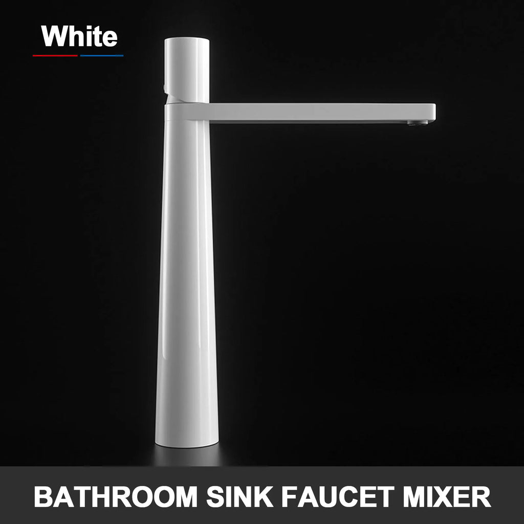 Tall Single Hole Mixer Tap for Vessel and Commercial Basins – High Spout Modern Faucet