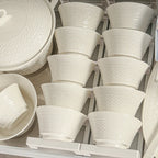 Blanc Élégant Dinner Set