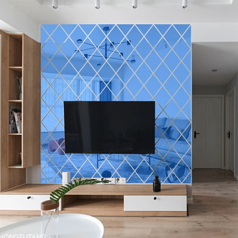 Diamond Illusion – 3D Acrylic Mirror Stickers