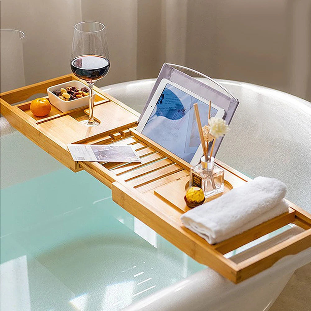 Elegance Bamboo Bath Tray