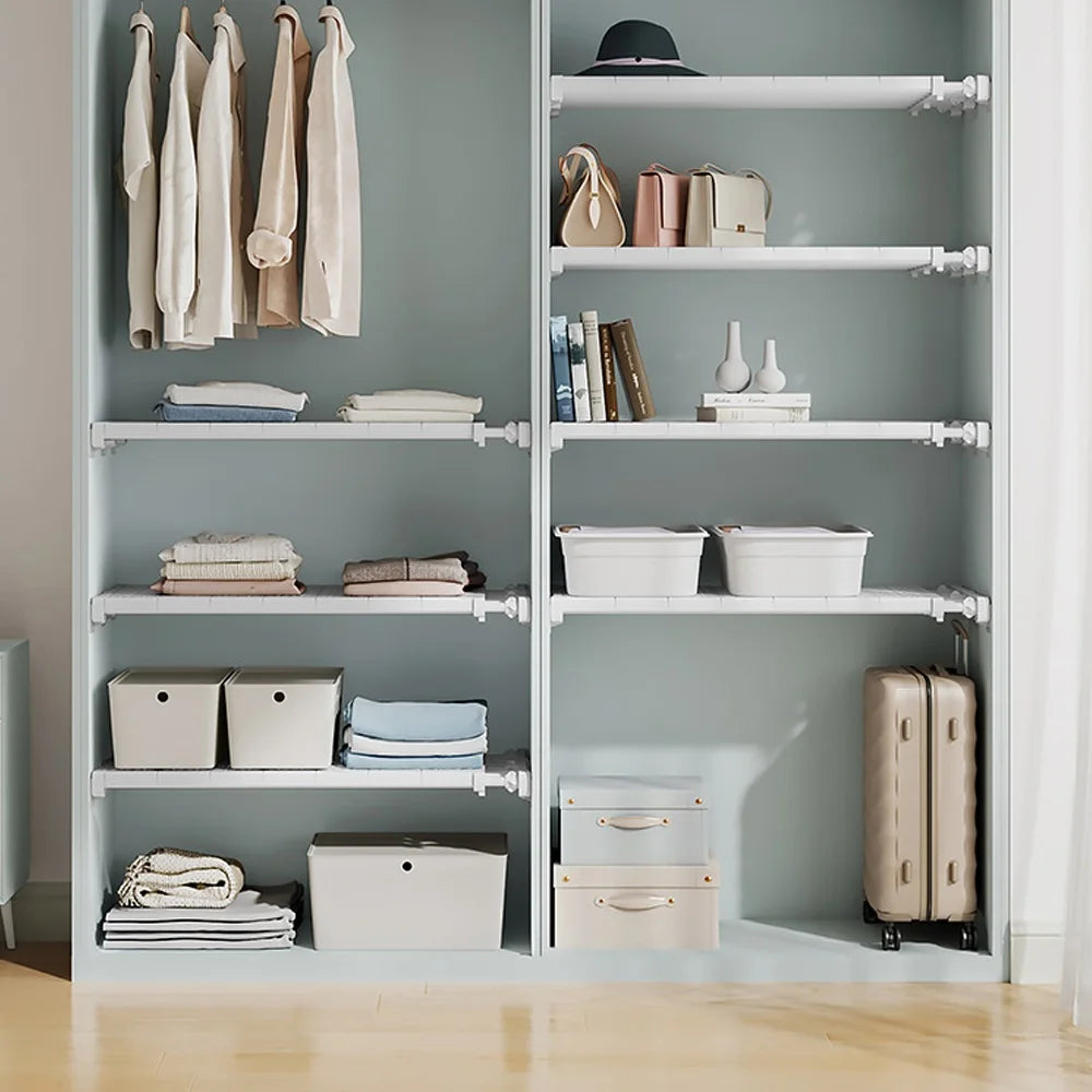 SpaceMax Organizer Adjustable Closet Organizer Space Saving
