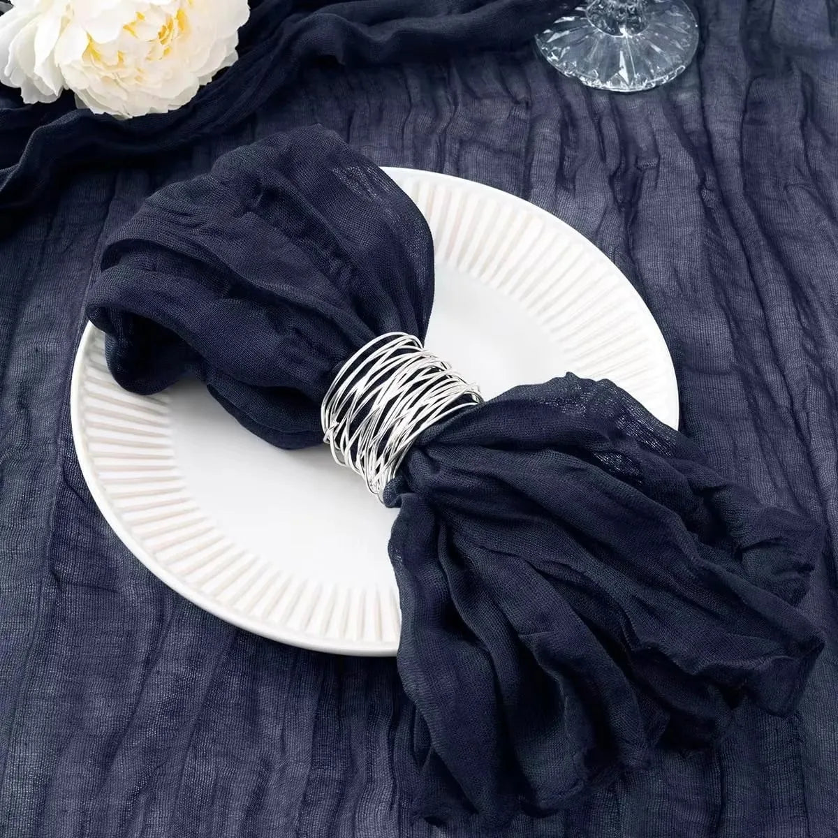 Whisper Touch – 12PCS Boho Gauze Napkin Set