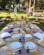 Rustic Boho Table Mats – Natural Woven Rattan Placemats