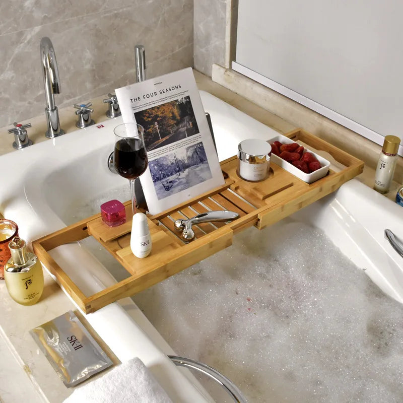 Elegance Bamboo Bath Tray