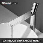 Tall Single Hole Mixer Tap for Vessel and Commercial Basins – High Spout Modern Faucet