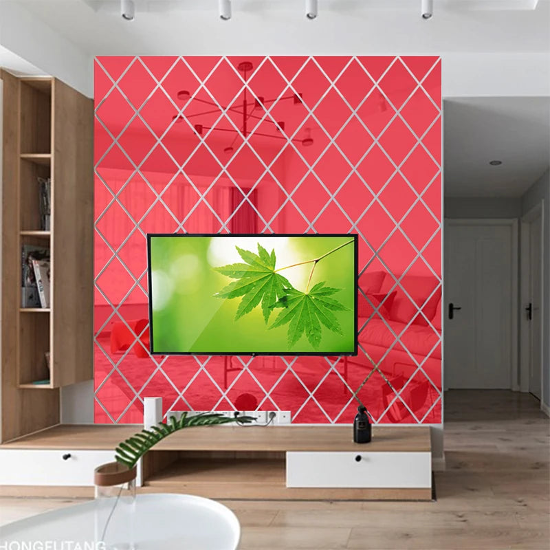 Diamond Illusion – 3D Acrylic Mirror Stickers
