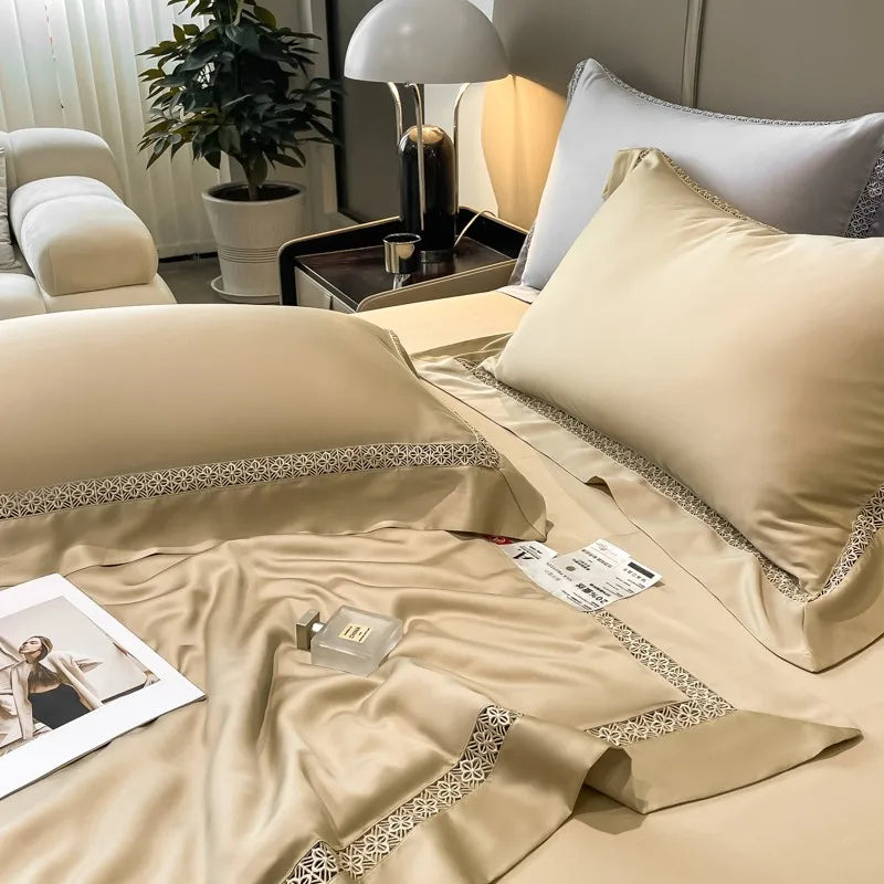 Oro Puro Bedding Set Eucalyptus Lyocell
