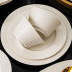 Blanc Élégant Dinner Set