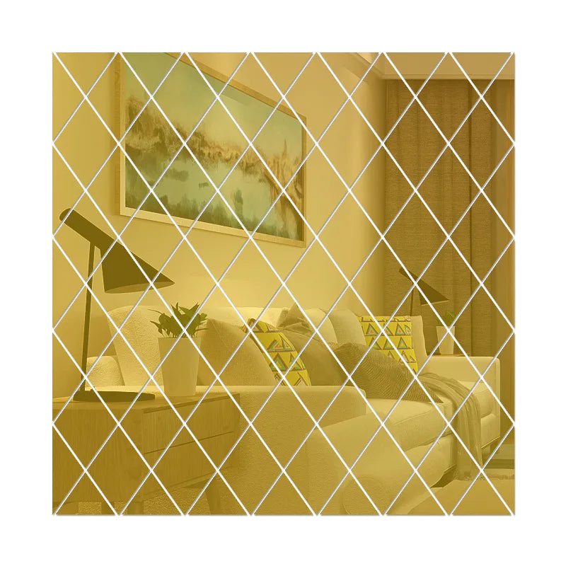 Diamond Illusion – 3D Acrylic Mirror Stickers