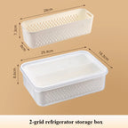 FreshPrep Pro – 2/6 Grid Refrigerator Food Organizer