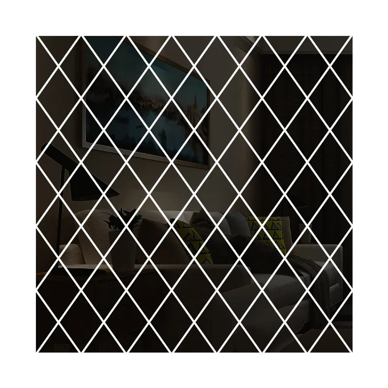 Diamond Illusion – 3D Acrylic Mirror Stickers