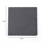Pietra Nera – Reusable Natural Slate Coasters (Set of 4–12)