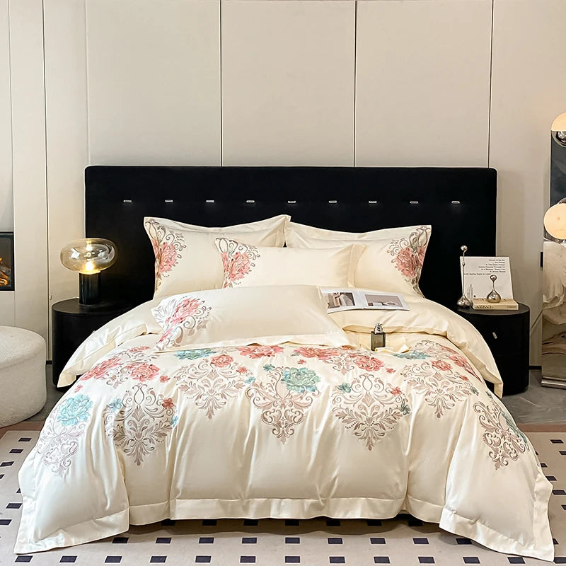 Elisa  Bedding Set 100% Cotton Chic Embroidery - New 2025