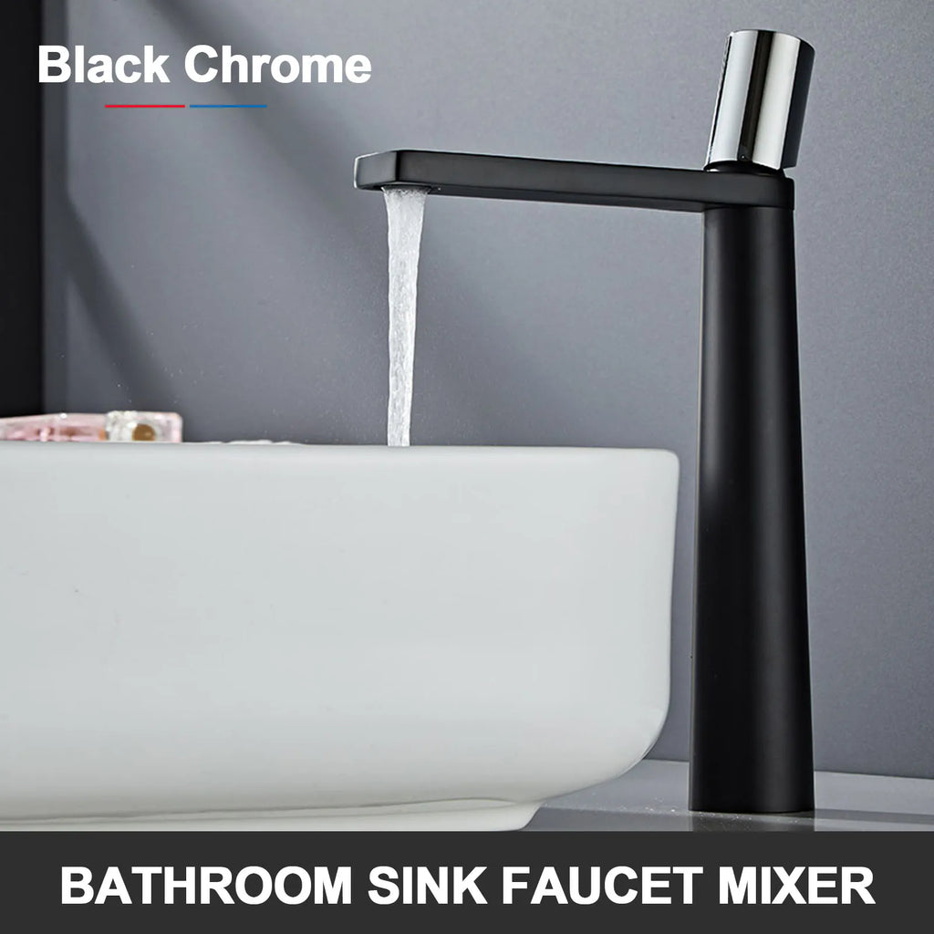 Tall Single Hole Mixer Tap for Vessel and Commercial Basins – High Spout Modern Faucet