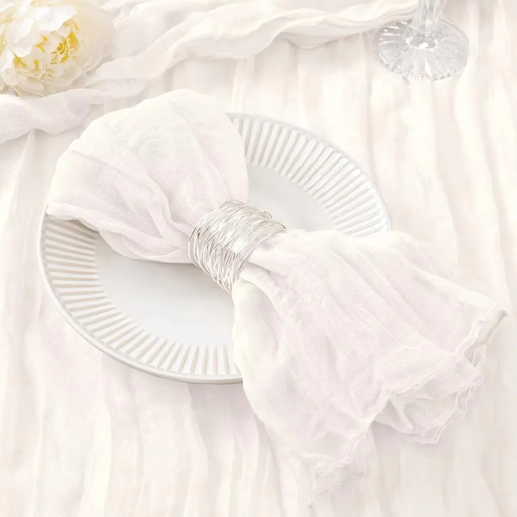 Whisper Touch – 12PCS Boho Gauze Napkin Set