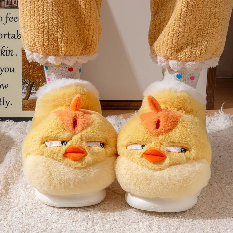 New Funny Yellow Chicken Slippers 2025