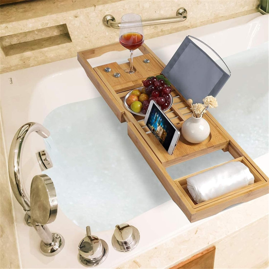 Elegance Bamboo Bath Tray