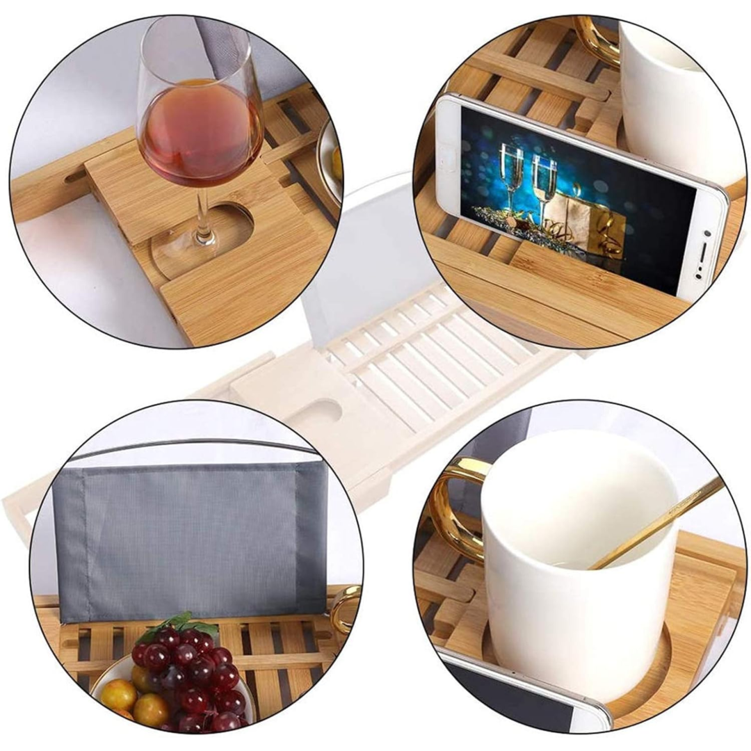 Elegance Bamboo Bath Tray